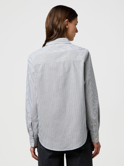 Wrangler Рубашка Alb/Gri Regular [3]