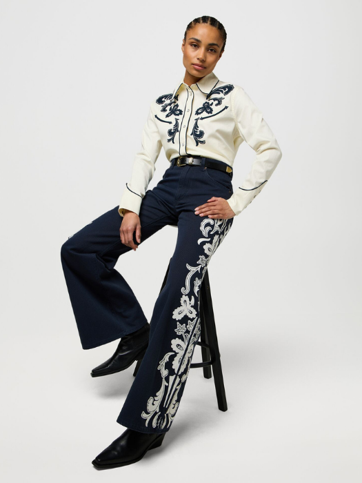 Wrangler Camasa Alba Regular Femei [6]