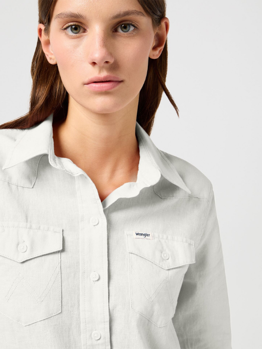 Wrangler Camasa Alba Slim Femei [4]