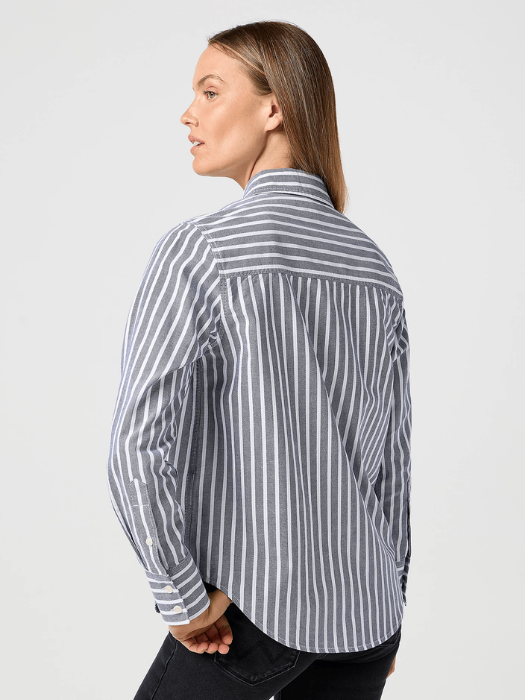 Wrangler Camasa Albastra/Alba Regular Femei [2]