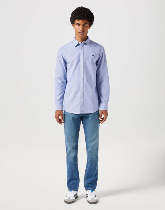 Wrangler Camasa Albastra Deschisa Regular Barbati [2]