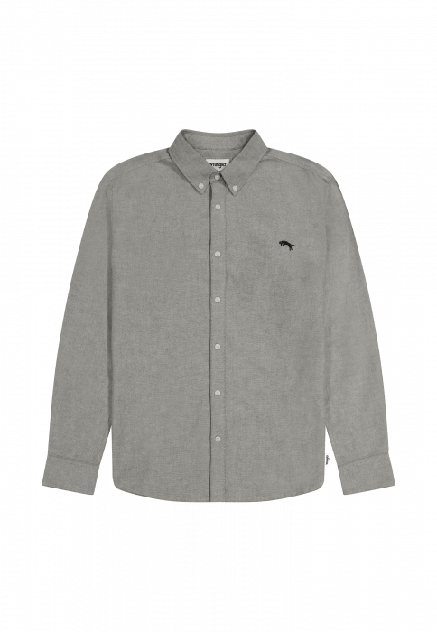 Wrangler Мужская Рубашка Серая Regular [6]