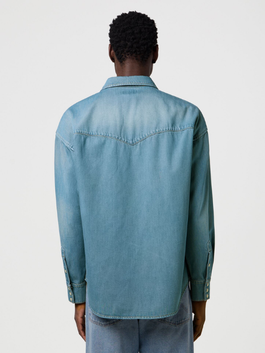 Wrangler Camasa Albastra Oversized Barbati [5]