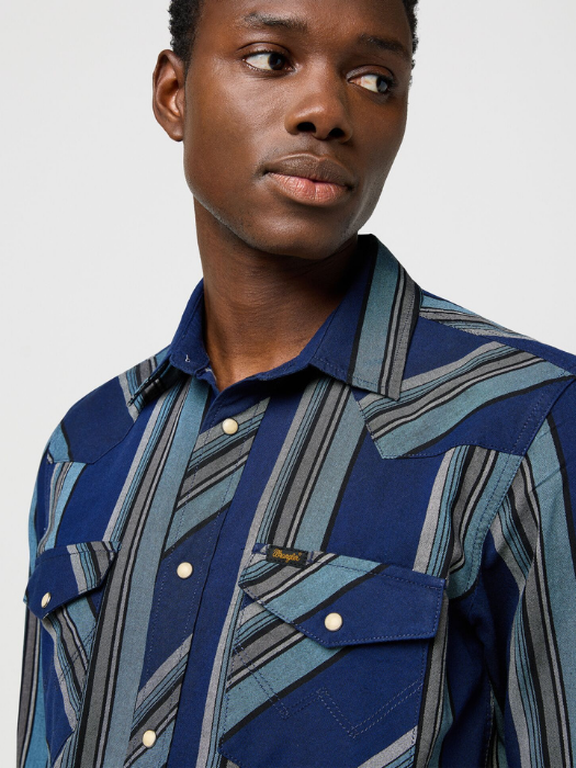 Wrangler Мужская Рубашка Многоцветная Regular - 369 Lei [4]