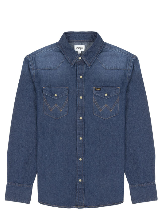 Wrangler Camasa Navy Regular Barbati [6]