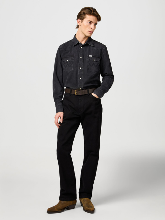 Wrangler Camasa Neagra Regular Barbati [2]