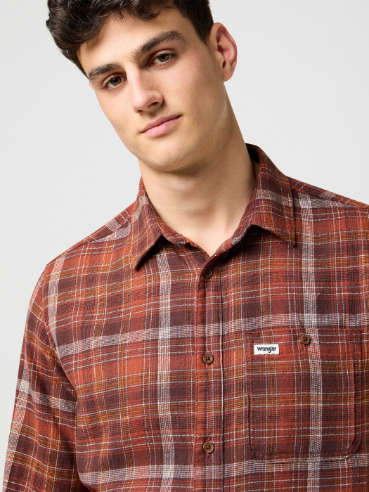 Wrangler Camasa Maro Regular Barbati [3]