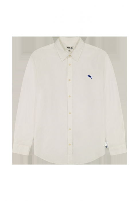 Wrangler Мужская Рубашка Белая Regular [5]