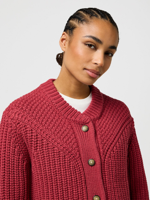 Wrangler Cardigan Roz Deschis Regular Femei [3]