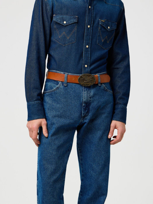 Wrangler Мужской Ремень Коричневый  [2]