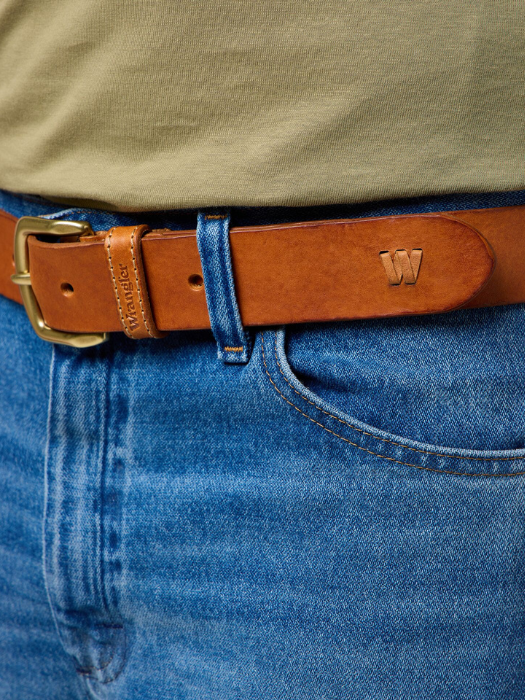 Wrangler Мужской Ремень Коричневый  [2]