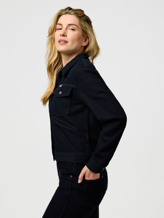 Wrangler Geaca Neagra Regular Femei [4]