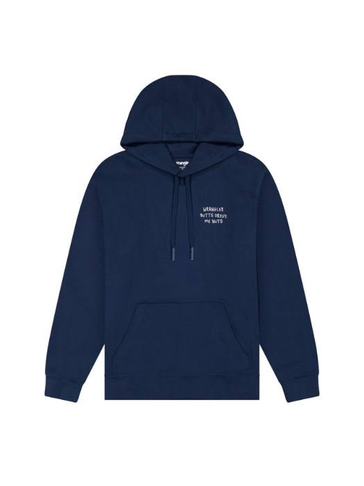 Wrangler Hanorac Navy Relaxed Barbati [5]