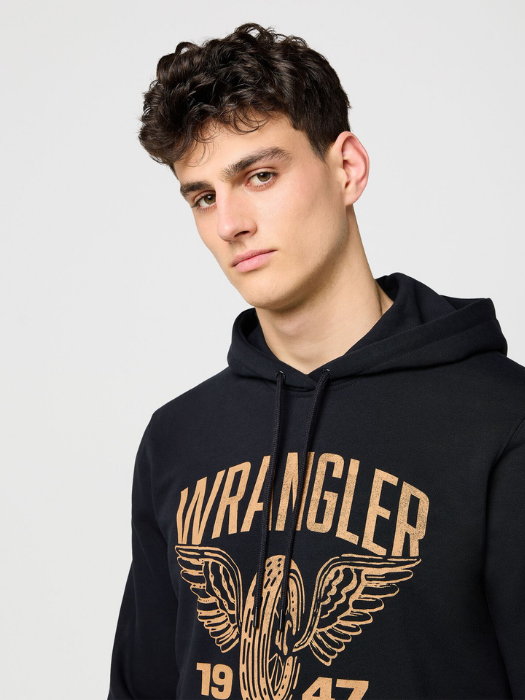 Wrangler Толстовка Negru Regular [3]