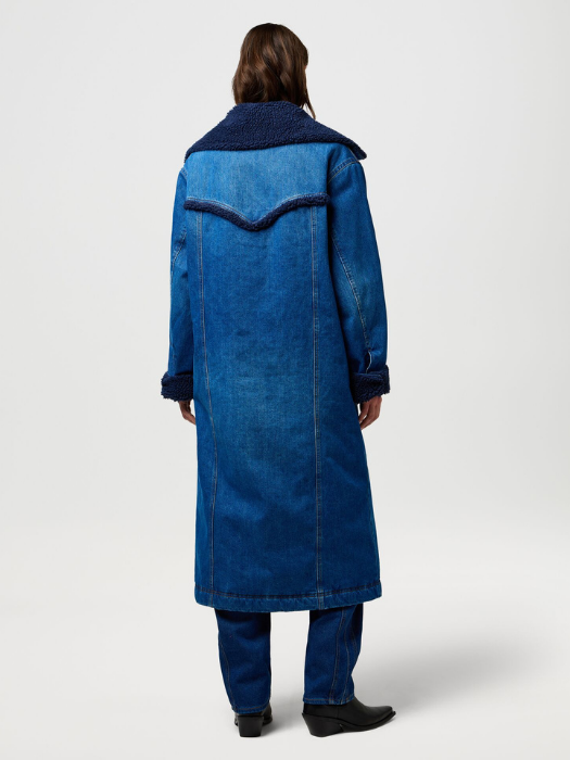 Wrangler Mantou Albastru Oversized Femei [6]