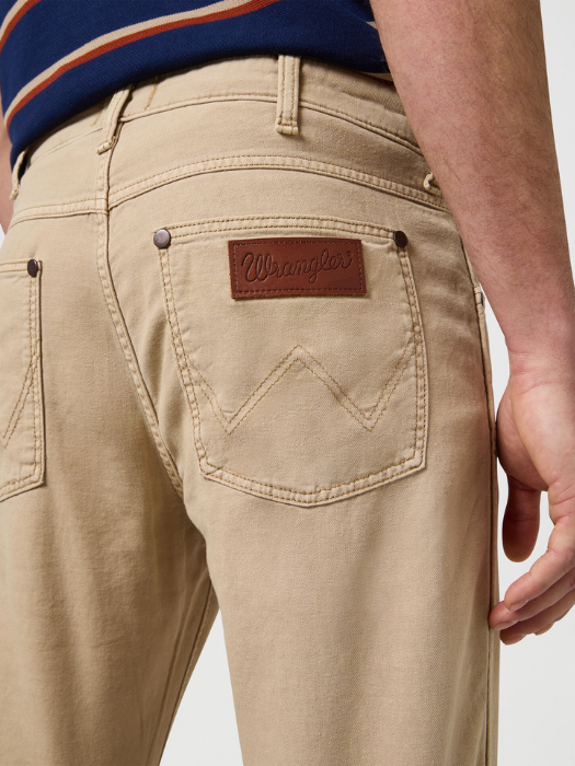 Wrangler Мужские Брюки Бежевые Slim Tapered [5]