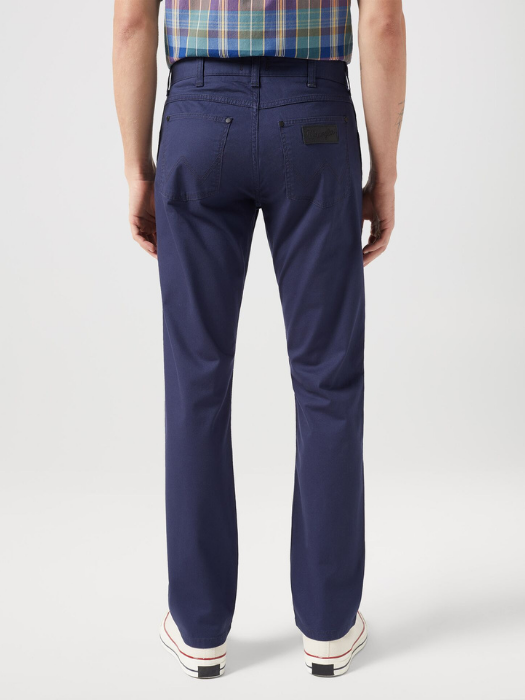 Wrangler Pantaloni Albastri Regular Straight Barbati [4]