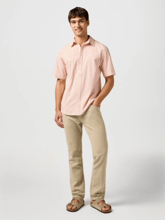 Wrangler Мужские Брюки Бежевые Regular Straight [5]