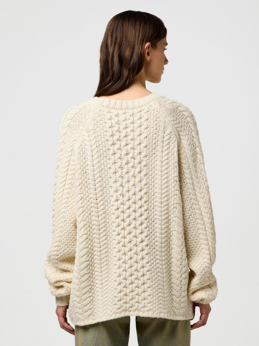 Wrangler Свитер Alb Relaxed [5]