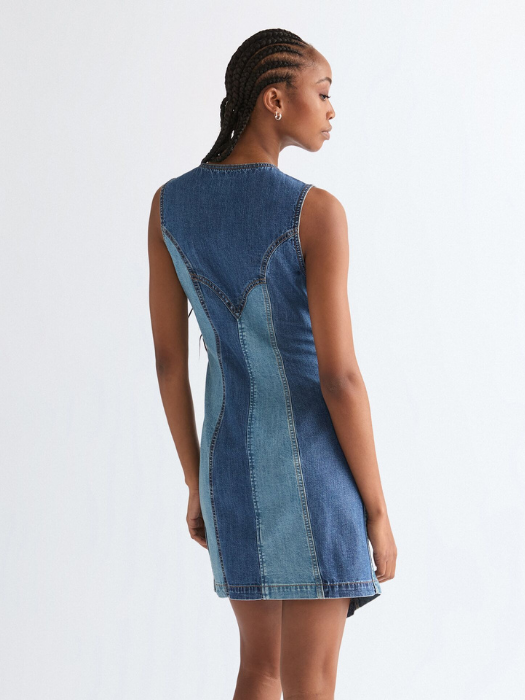 Wrangler Rochie Albastra Slim Femei [5]