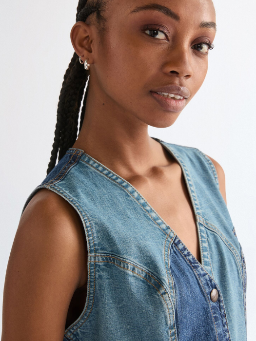 Wrangler Rochie Albastra Slim Femei [3]