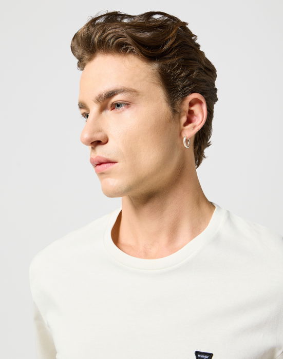 Wrangler Tricou Crem Regular Barbati [5]