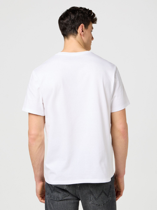 Wrangler Tricou Alb Relaxed Barbati [4]