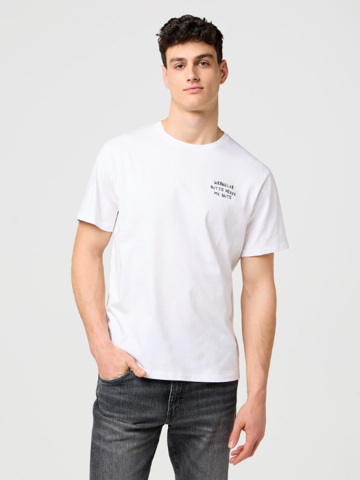 Wrangler Tricou Alb Relaxed Barbati [1]