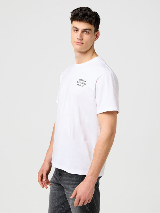 Wrangler Tricou Alb Relaxed Barbati [3]