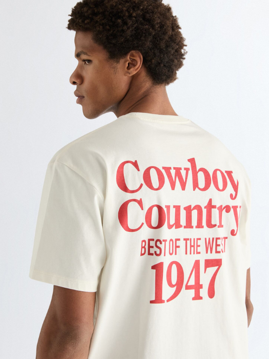 Wrangler Tricou Alb Vintage Barbati [5]