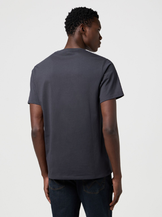 Wrangler Tricou Gri Inchis Relaxed Barbati [4]