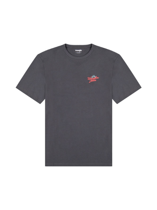 Wrangler Tricou Gri Inchis Relaxed Barbati [5]