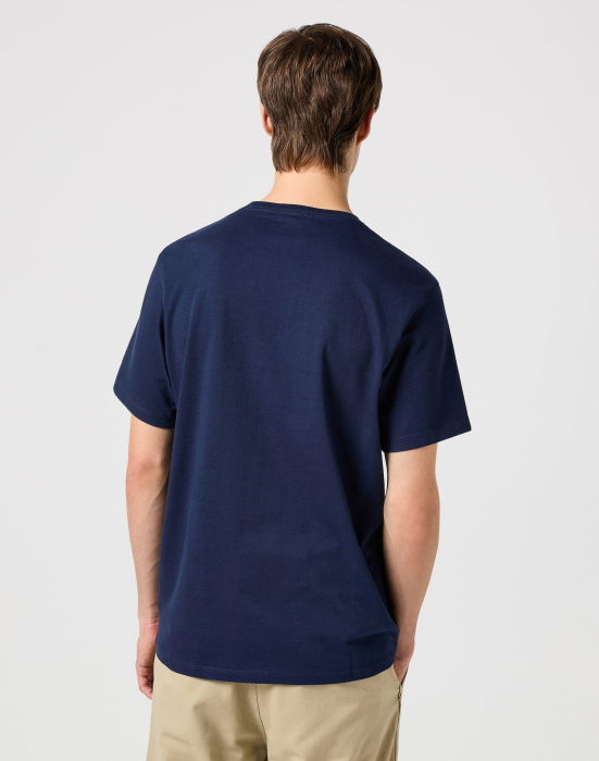 Wrangler Tricou Regular Blue Barbati [2]