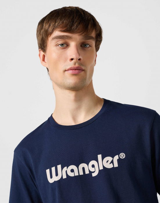 Wrangler Tricou Regular Blue Barbati [3]