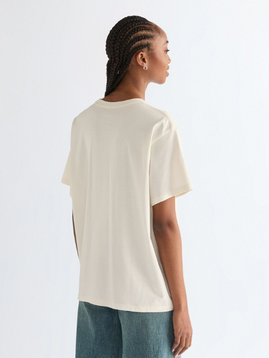 Wrangler Женская Футболка Ecru Relaxed [5]