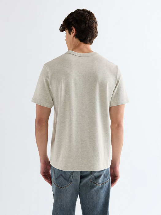 Wrangler Tricou Gri Deschis Relaxed Barbati [5]