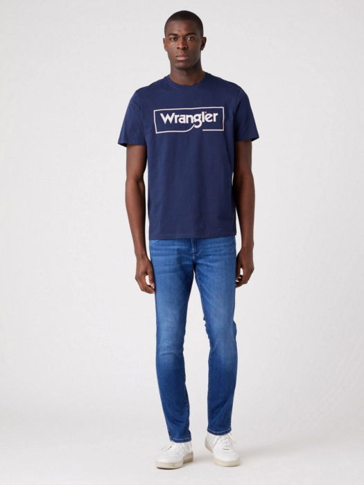 Wrangler Мужская Футболка Темно-Синяя Regular [1]