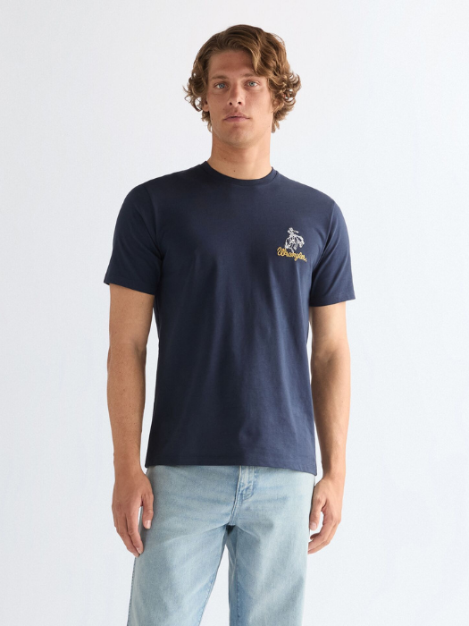Wrangler Tricou Navy Regular Barbati [4]