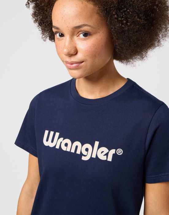 Wrangler Tricou Navy Regular Femei [3]