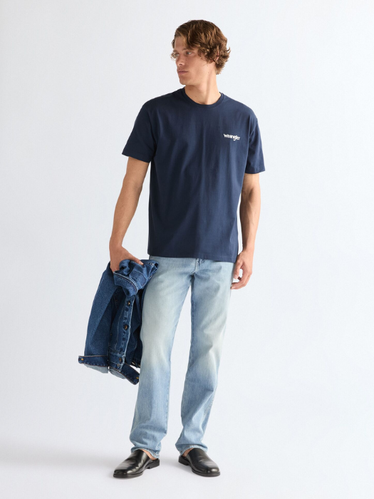 Wrangler Tricou Navy Vintage Barbati [1]
