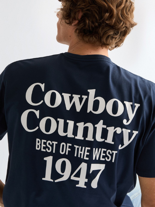 Wrangler Tricou Navy Vintage Barbati [5]