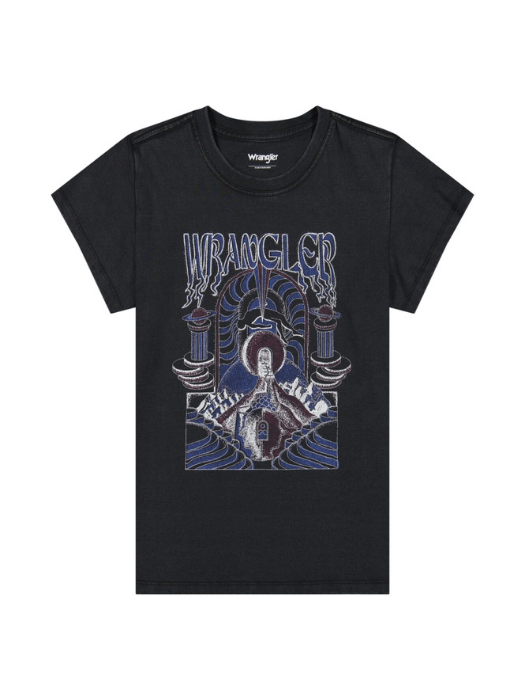 Wrangler Tricou Negru Slim Femei [6]