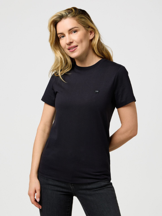Wrangler Tricou Negru Slim Femei [2]