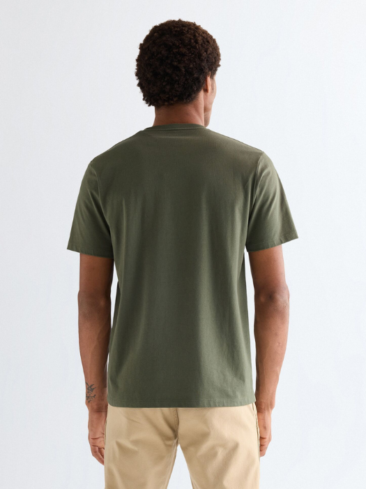 Wrangler Tricou Haki Regular Barbati [5]