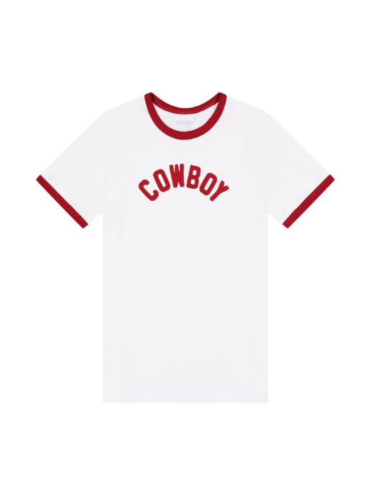 Wrangler Tricou Alb Slim Femei [6]