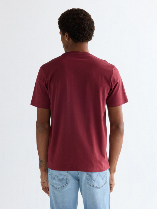 Wrangler Tricou Rosu Regular Barbati [5]