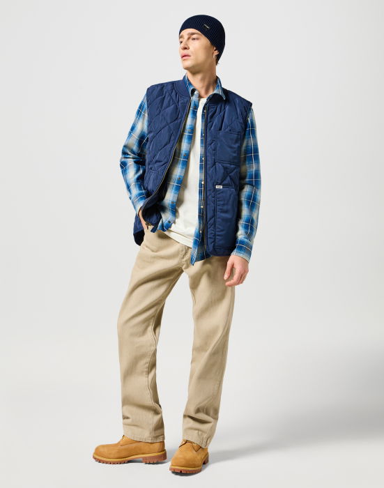 Wrangler Tricou Crem Regular Barbati [2]