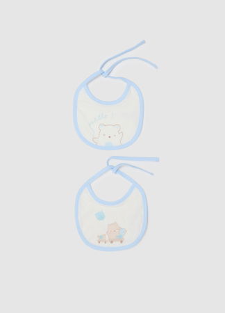 Аксессуары - Нагрудник Для Мальчиков Синее 0-9 Месяцев