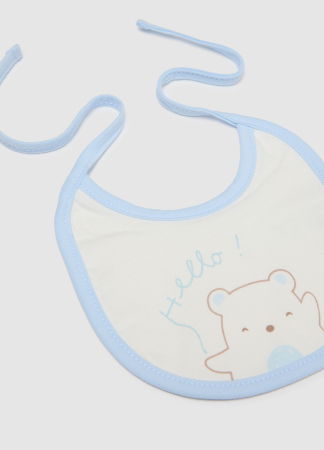 Аксессуары - Нагрудник Для Мальчиков Синее 0-9 Месяцев