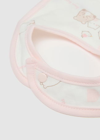 ДЕВОЧКИ - Нагрудник Для Девочек Розовое 0-9 Месяцев